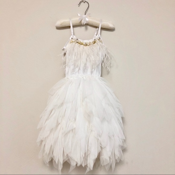 Other - White tulle girls dress